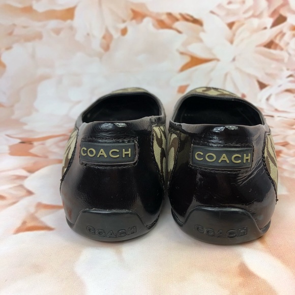 Coach true flats signature c brown comfort sole - Picture 3 of 7